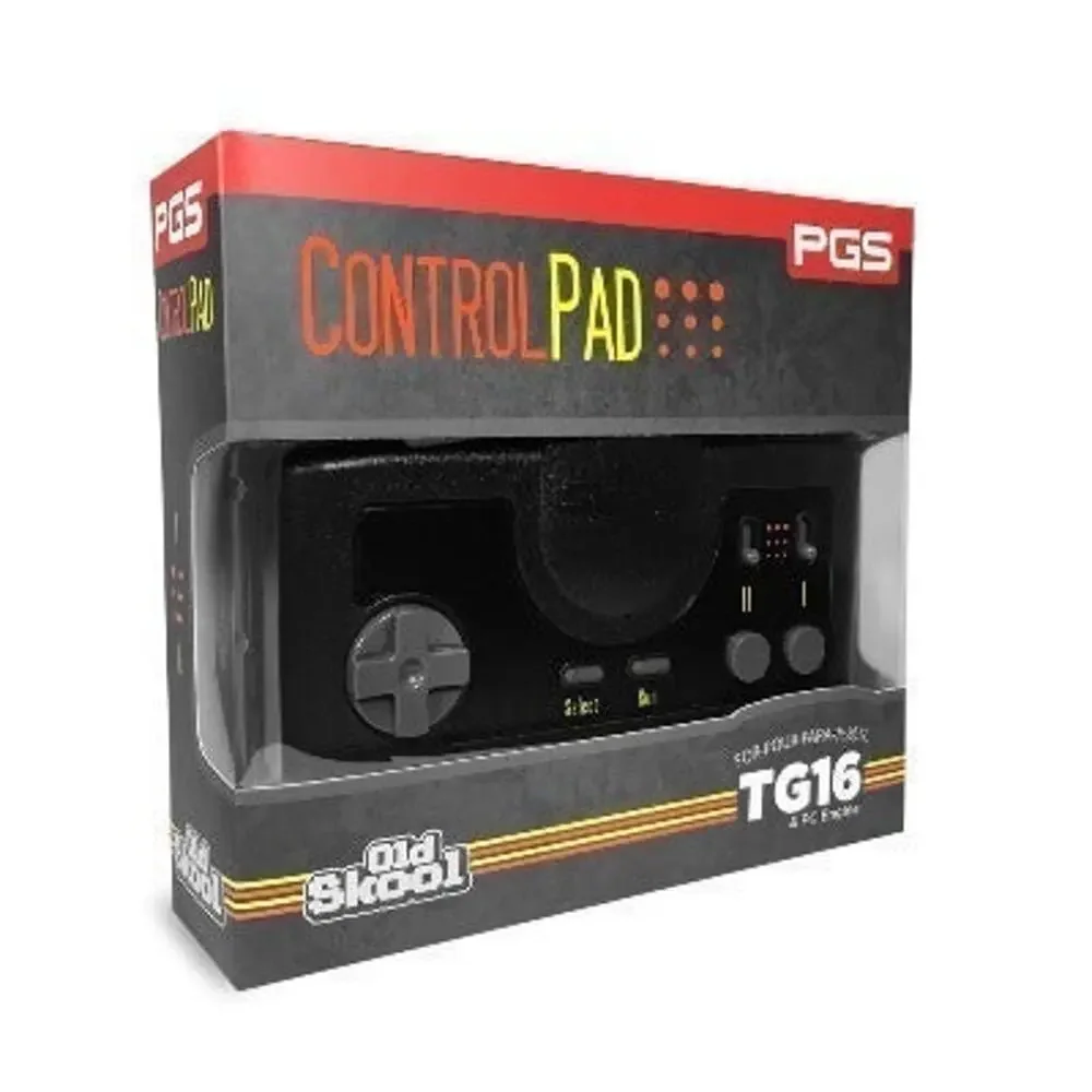 NEC Turbografx-16 / Turbo Duo Controller (NEW) - TG-16 Gamepad - Old Skool